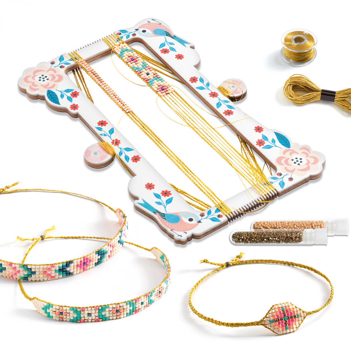 Create jewelry with small beads