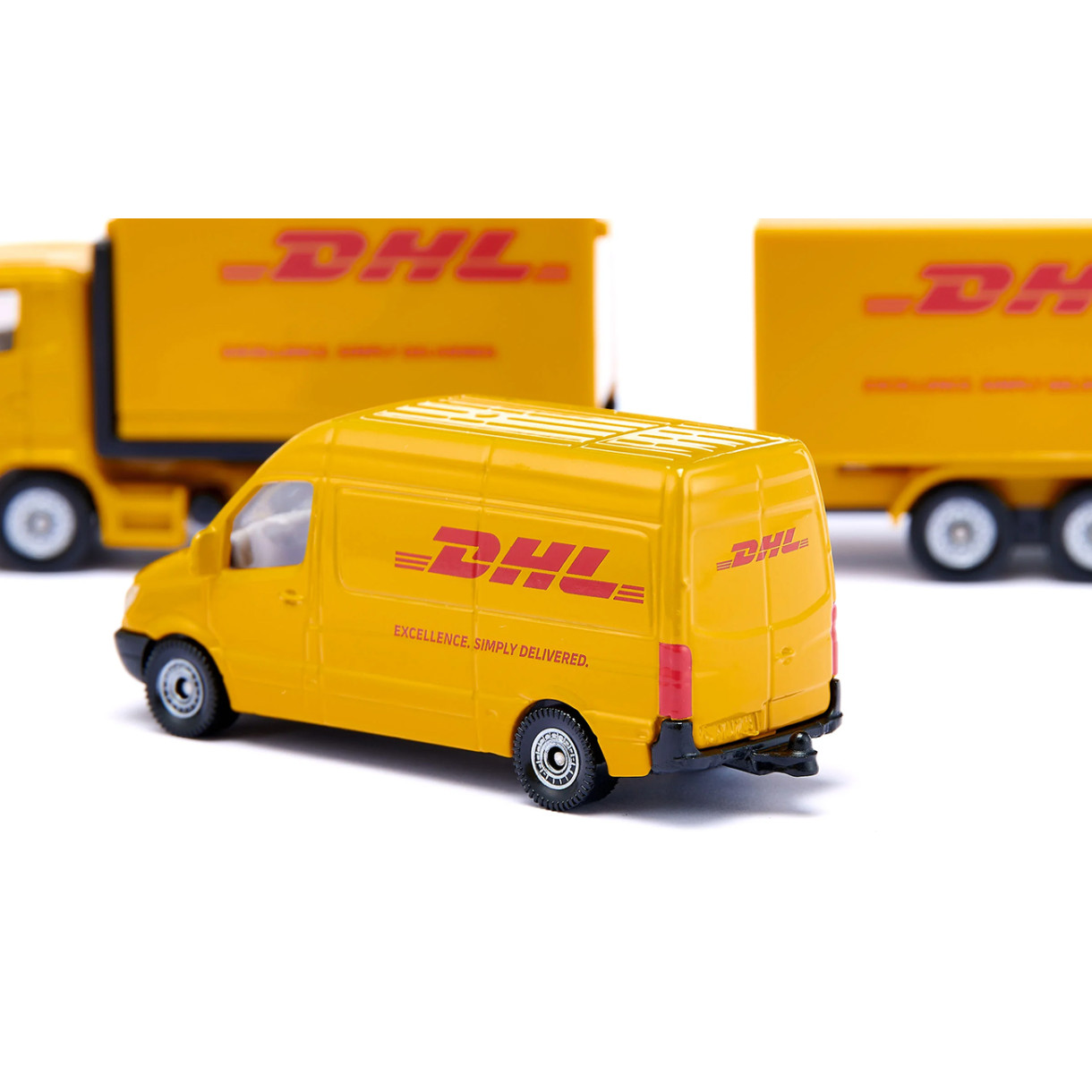 Toy set of vehicles DHL logistics