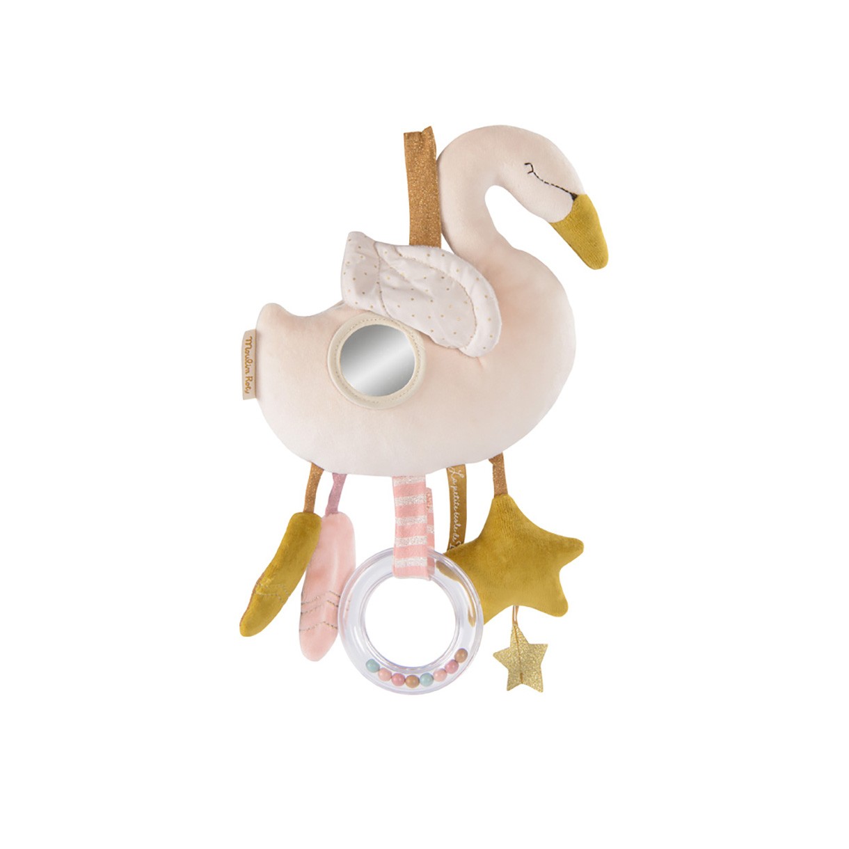 Swan soft toy to hang
