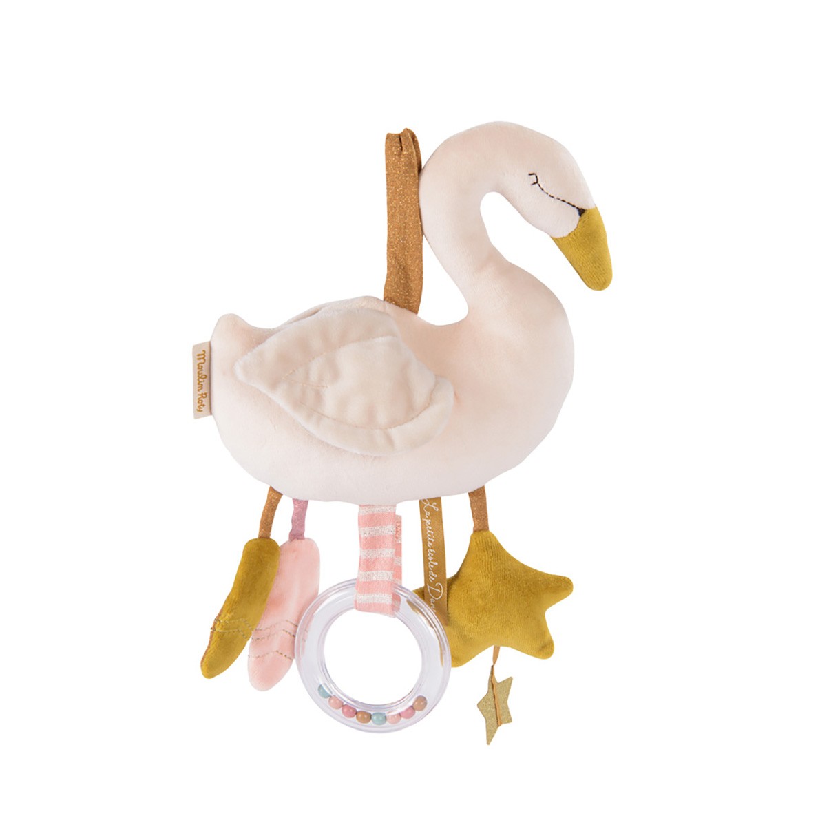 Swan soft toy to hang