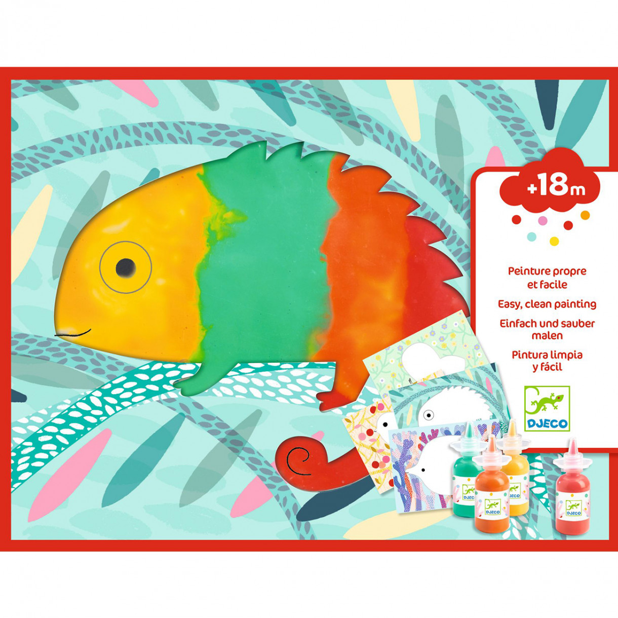 Coloring with animal patterns