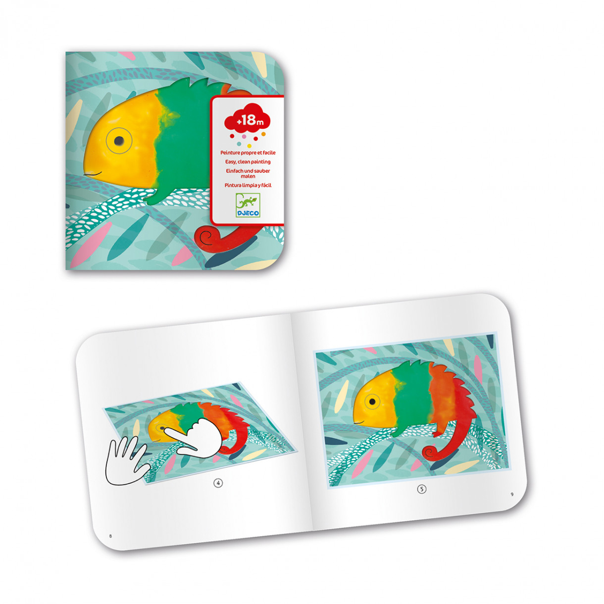 Coloring with animal patterns