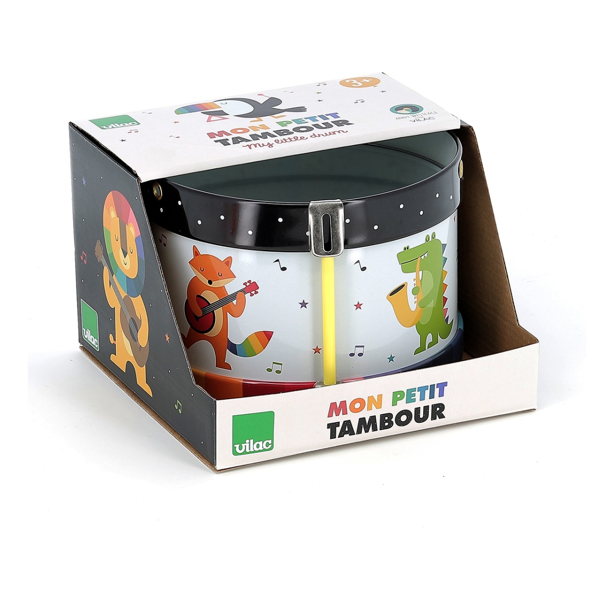 Играчка метален барабан по дизайн на Andy Westface