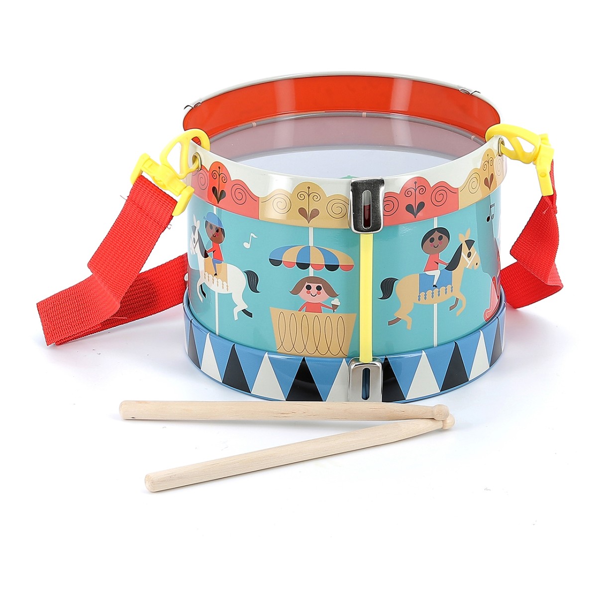 Toy metal drum