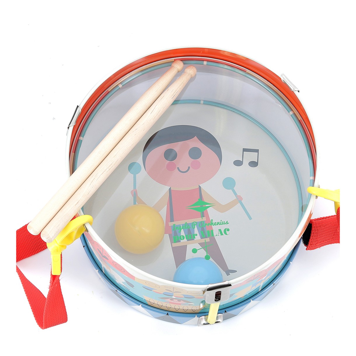 Toy metal drum