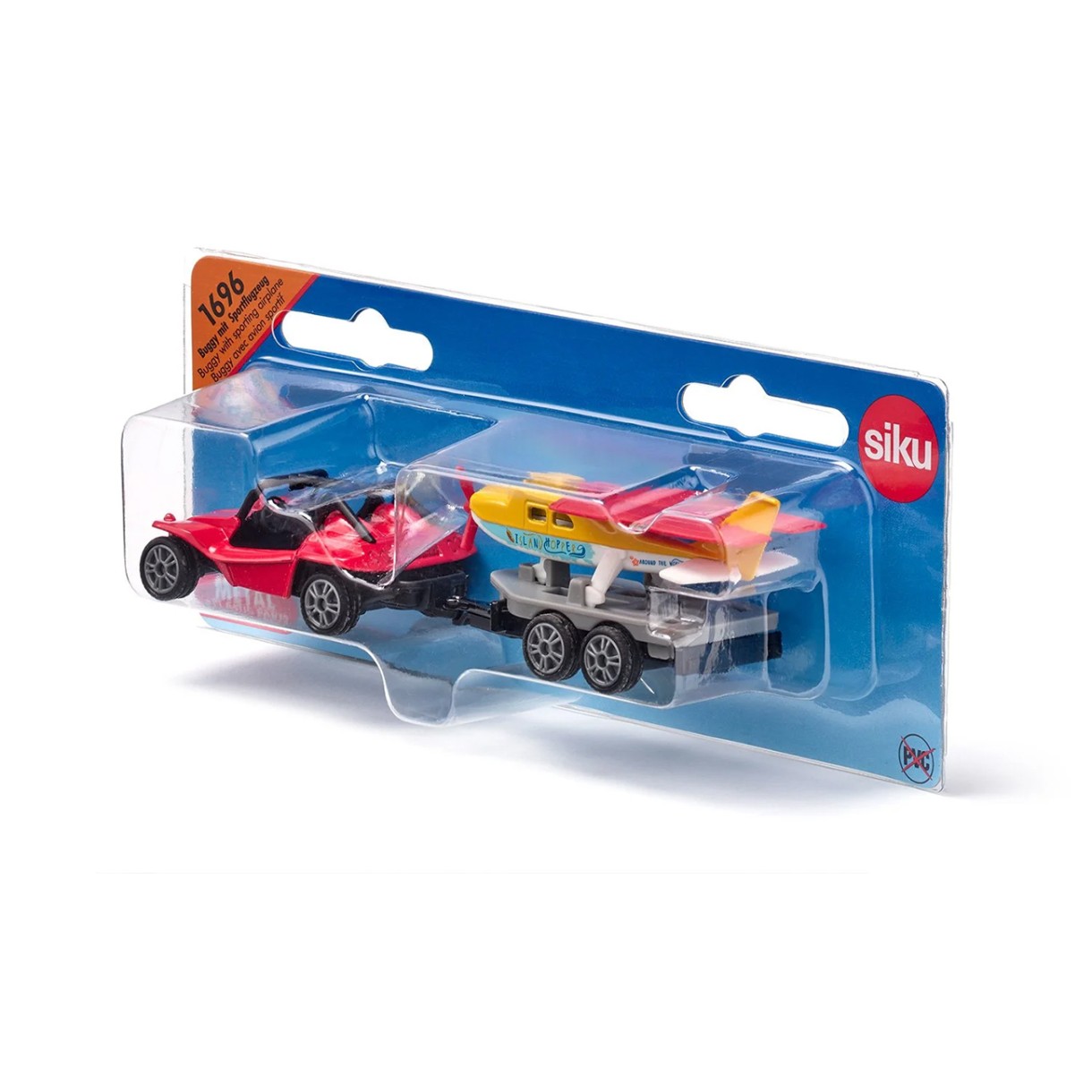 Toy buggy and sports plane