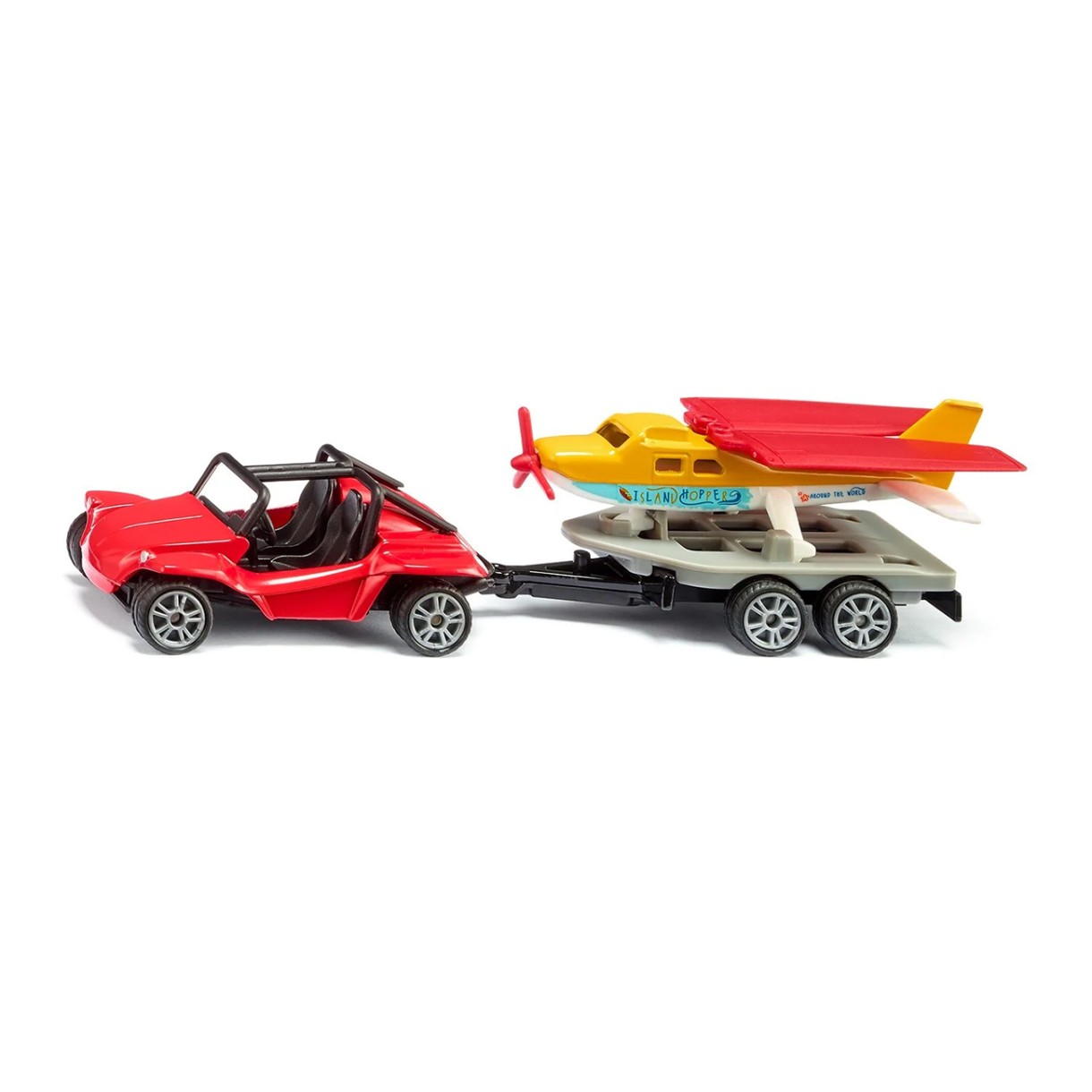 Toy buggy and sports plane