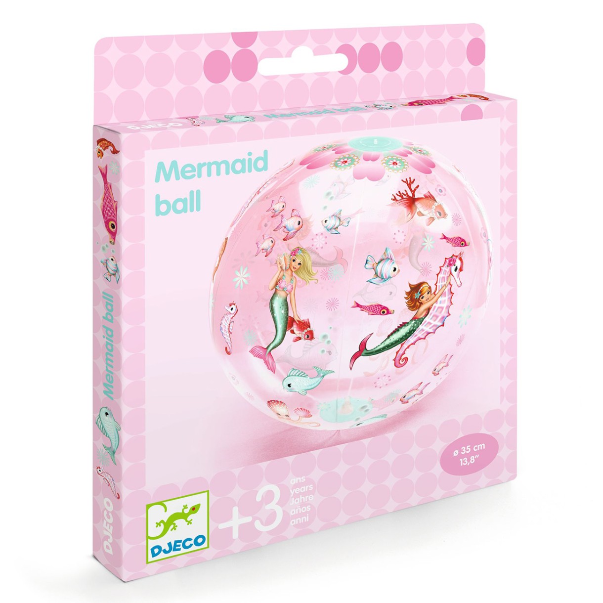 Inflatable mermaid ball