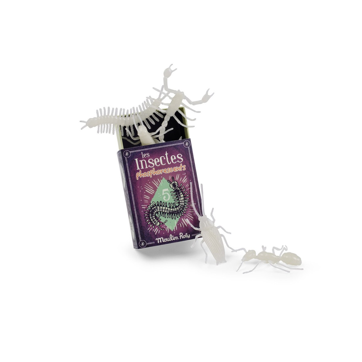 Phosphorescent insects 5pcs.