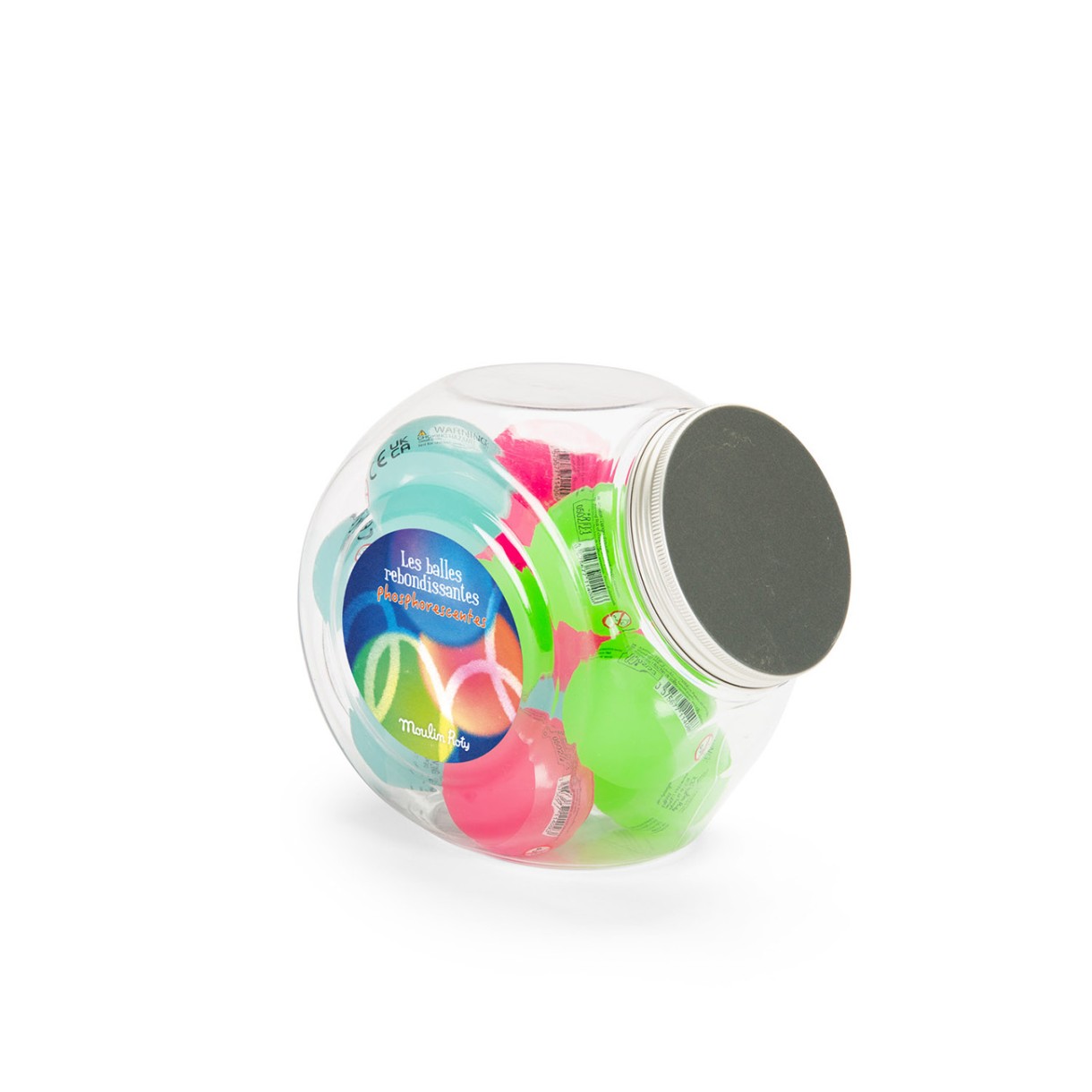 Bouncing phosphorescent ball assorted