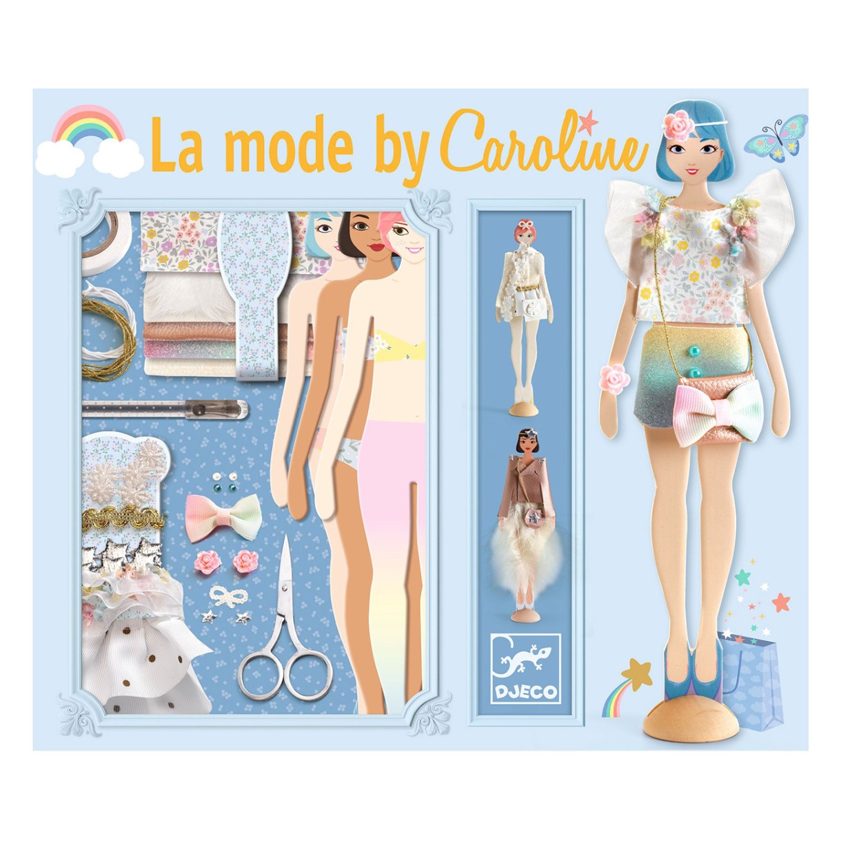 Creative young stylist fashion set by Carolyn