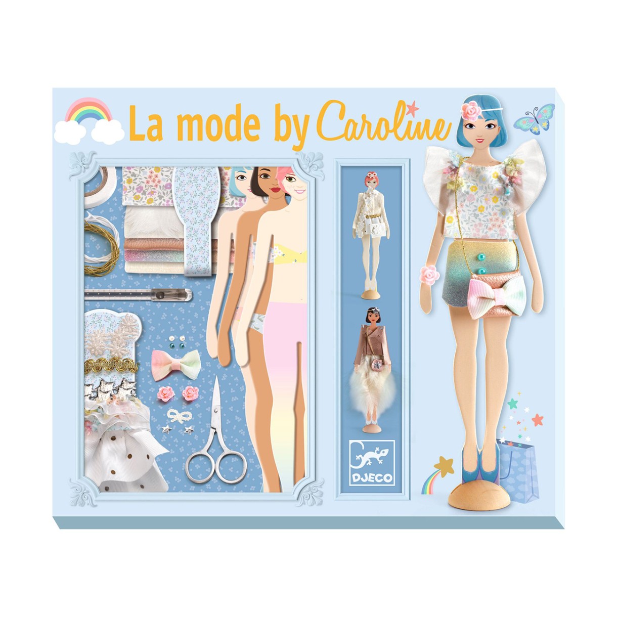Creative young stylist fashion set by Carolyn