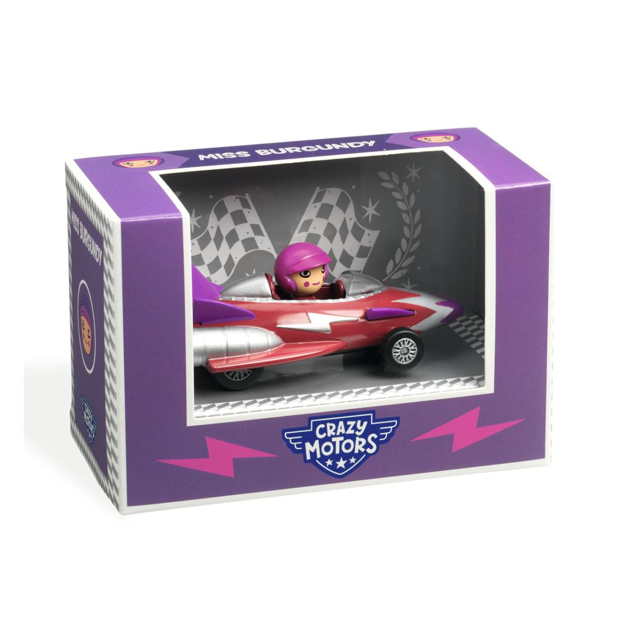 Miss Burgundy toy pram