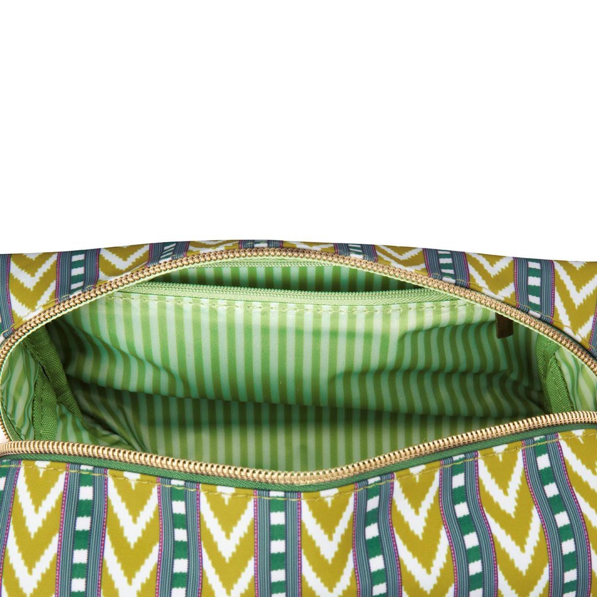 Несесер Coco Samba stripe 21,5см 10,5см Цвят зелено