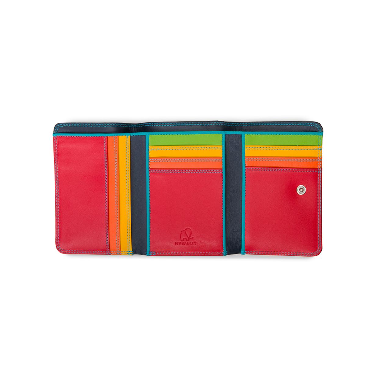 Tri fold wallet Rainbow color