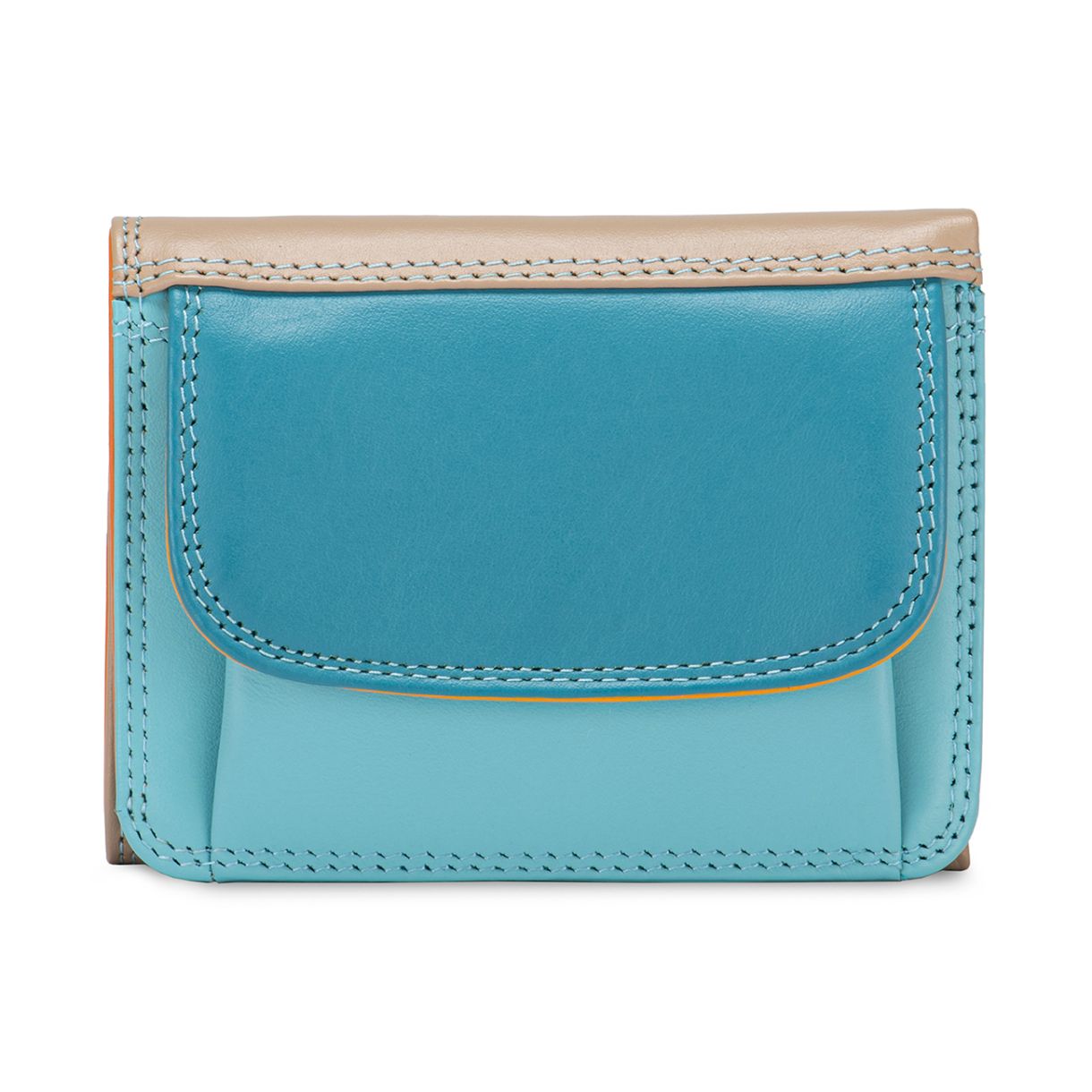 Mini tri-fold wallet Sardinia color