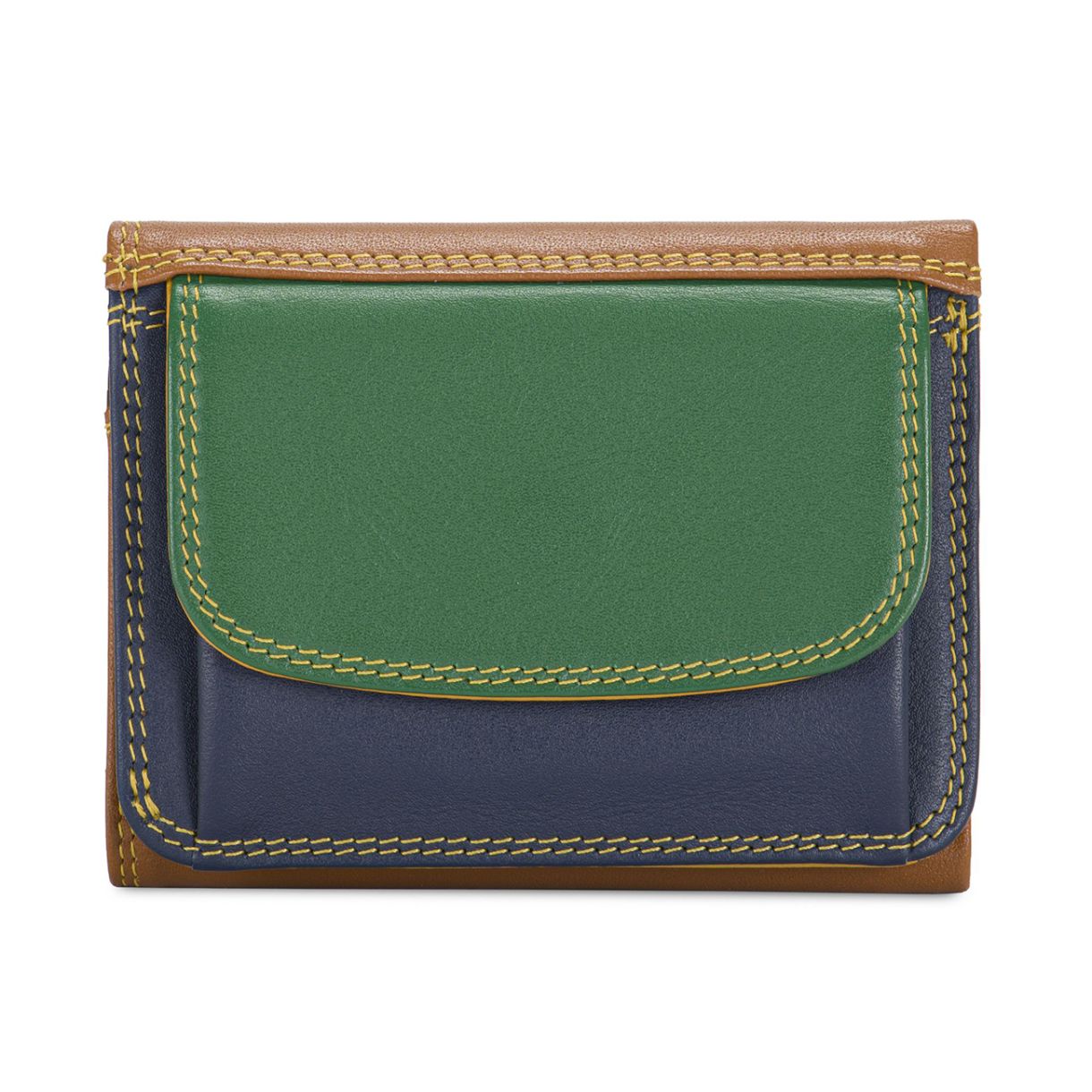 Портфейл Mini tri-fold Цвят гора