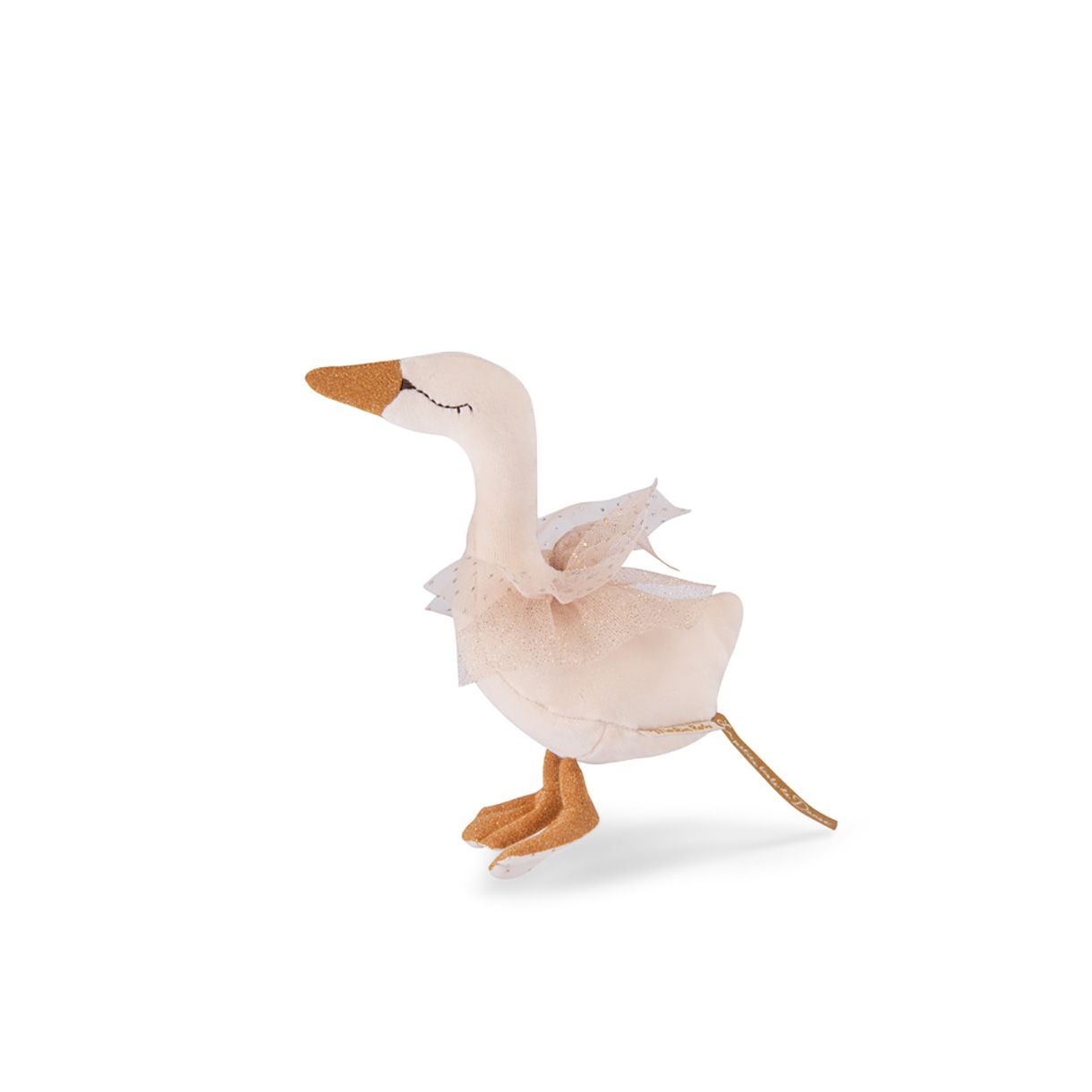 Cream swan rattle
