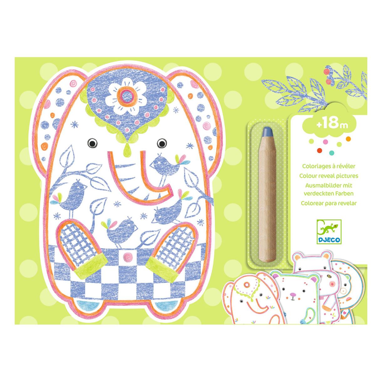 Картини за оцветяване диви животни