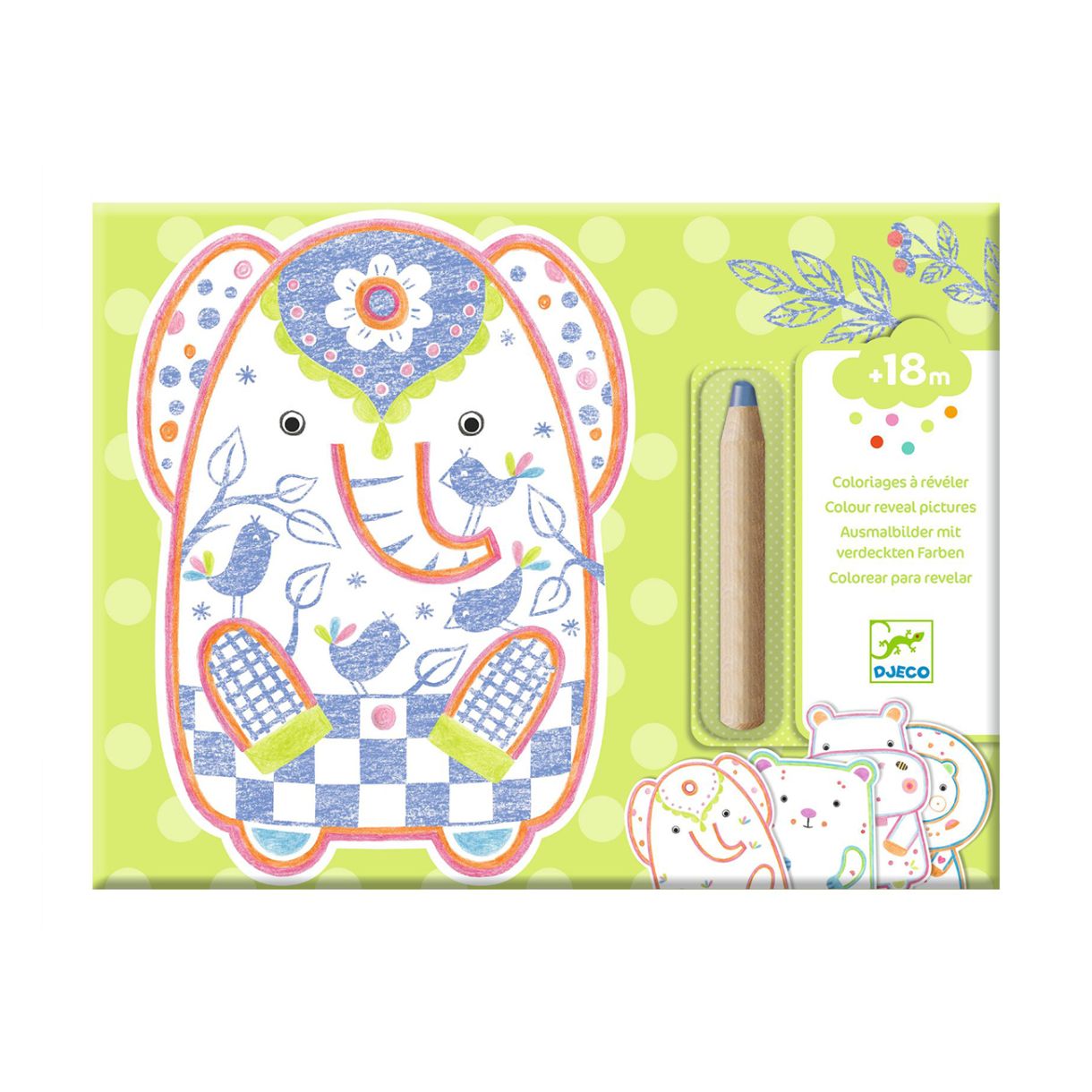 Картини за оцветяване диви животни