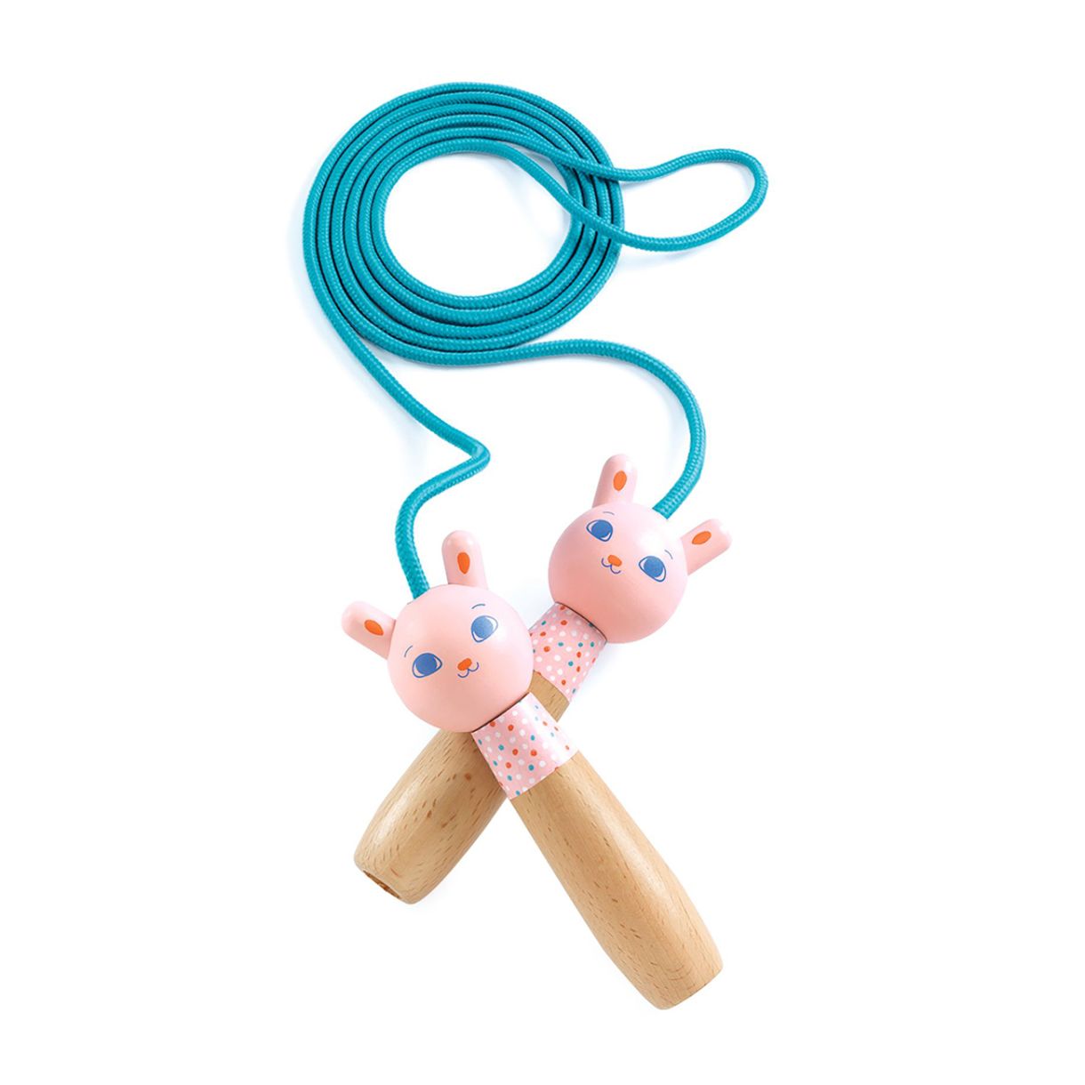 Lea the kitten jump rope