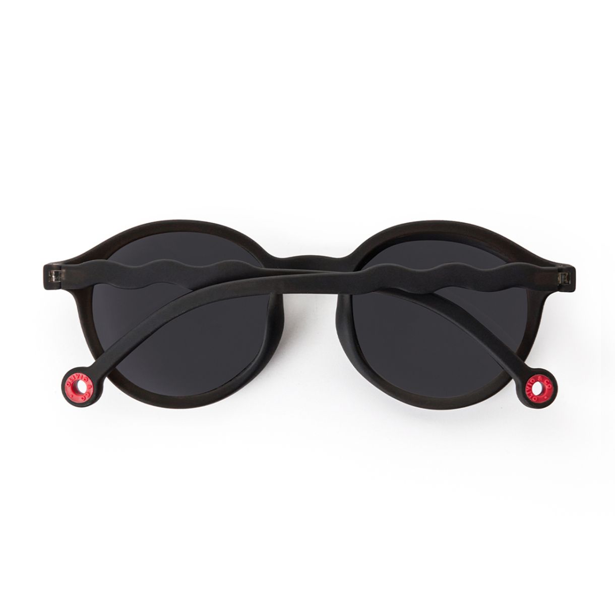 Children's oval sunglasses from 3 to 5 years. Color black
