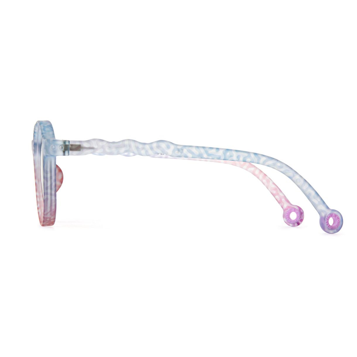 Children's oval sunglasses from 3 to 5 years old. Coral color