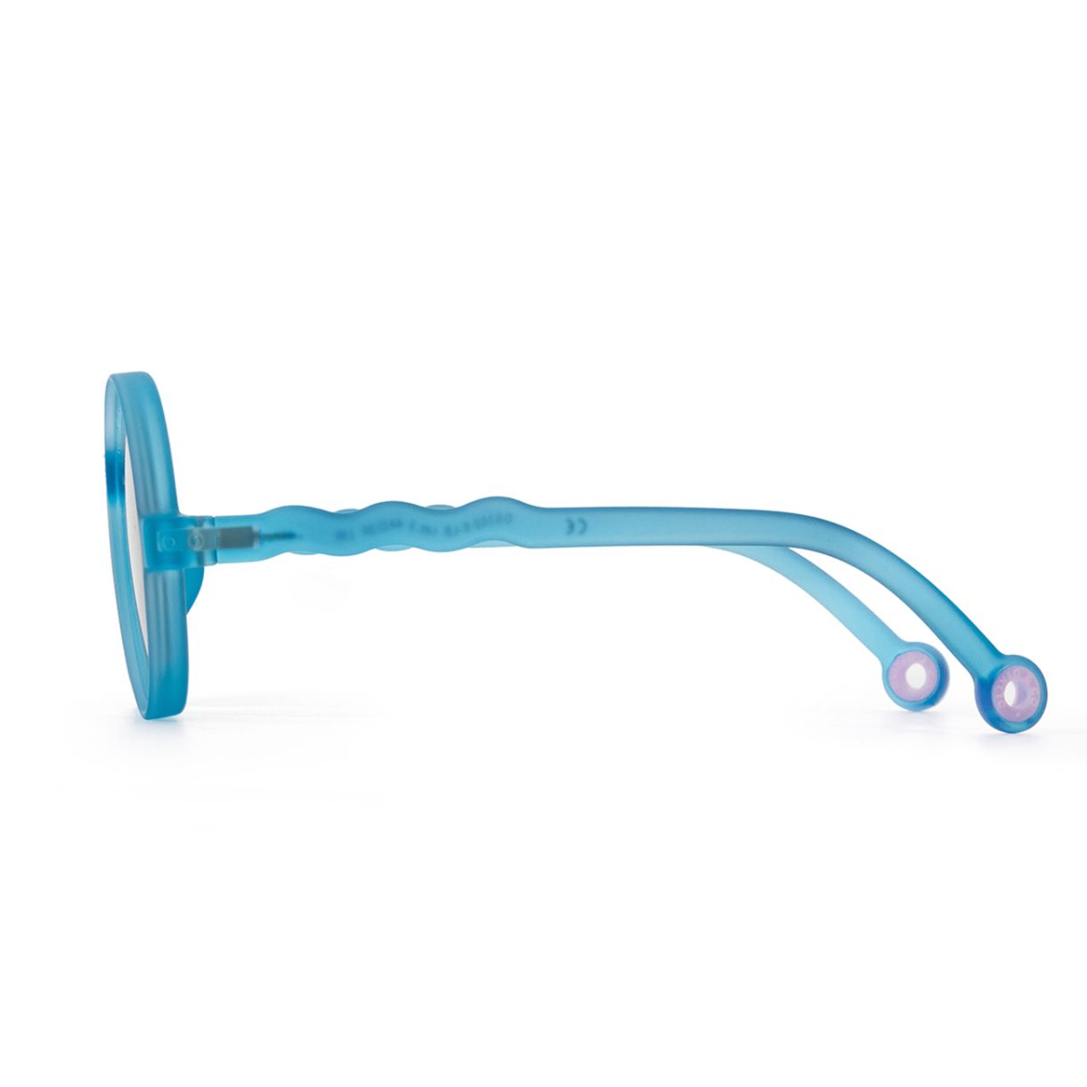 Children's round sunglasses from 3 to 5 years. Color blue