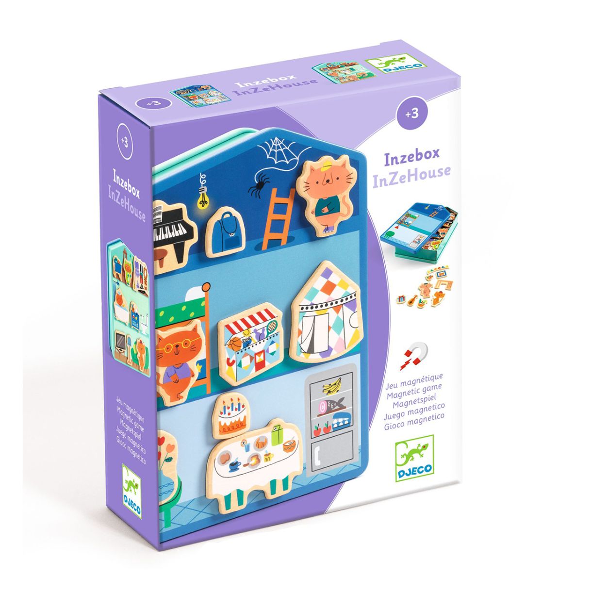 Игра с магнити къща