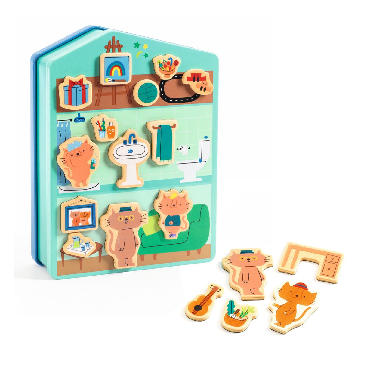 Игра с магнити къща