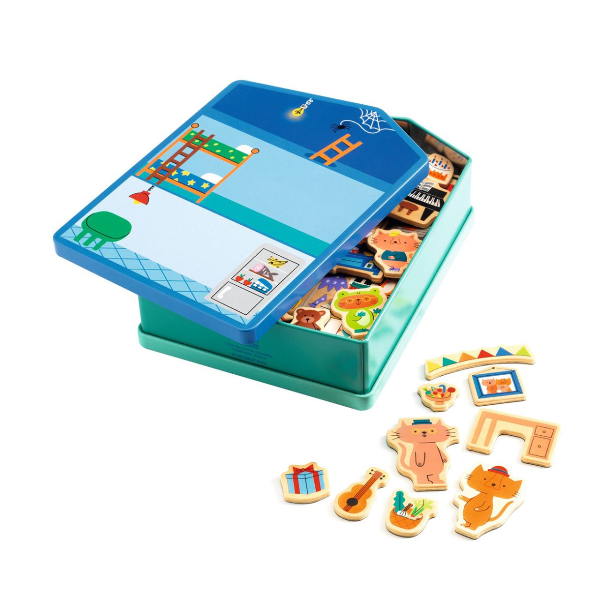 Игра с магнити къща