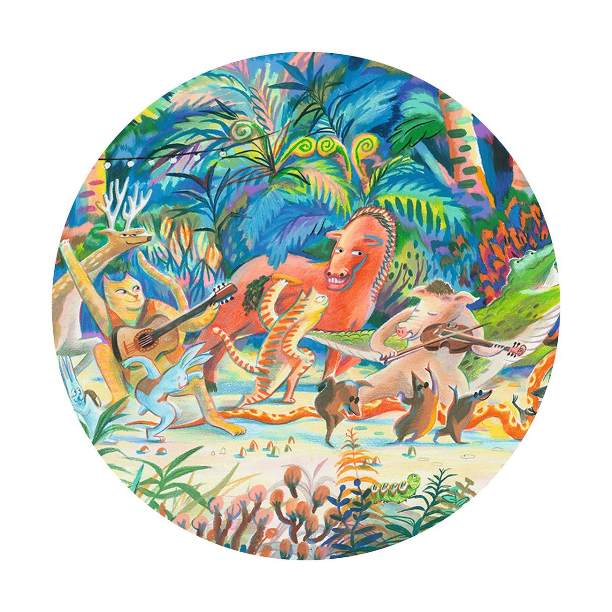 Пъзел горска музикална банда  200 части