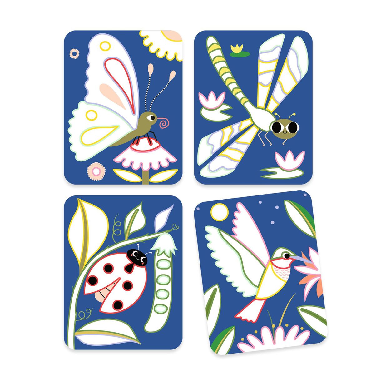 Комплект рисуване с палитра буболечки