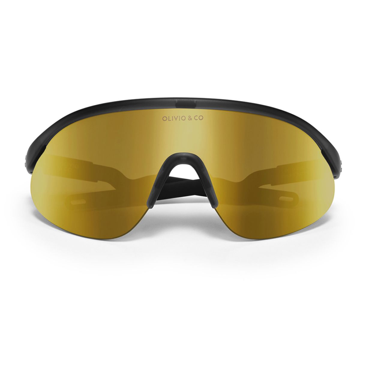 Children's sports sunglasses from 7 to 12 years old. Gold color
