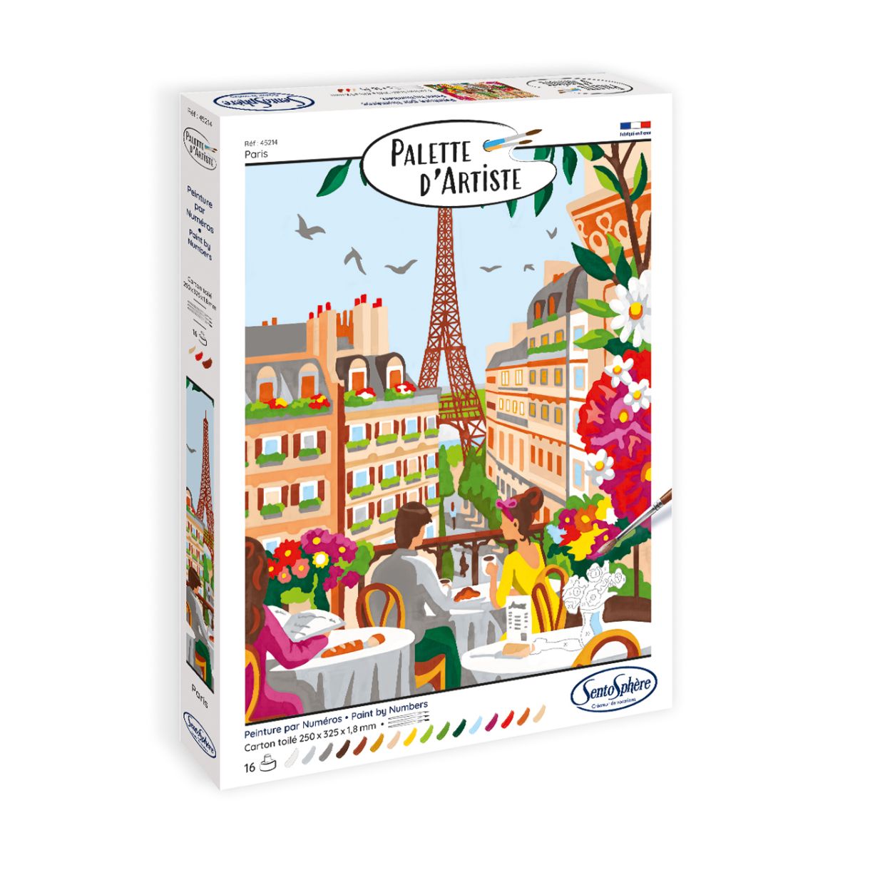 Оцветяване с цифри Париж