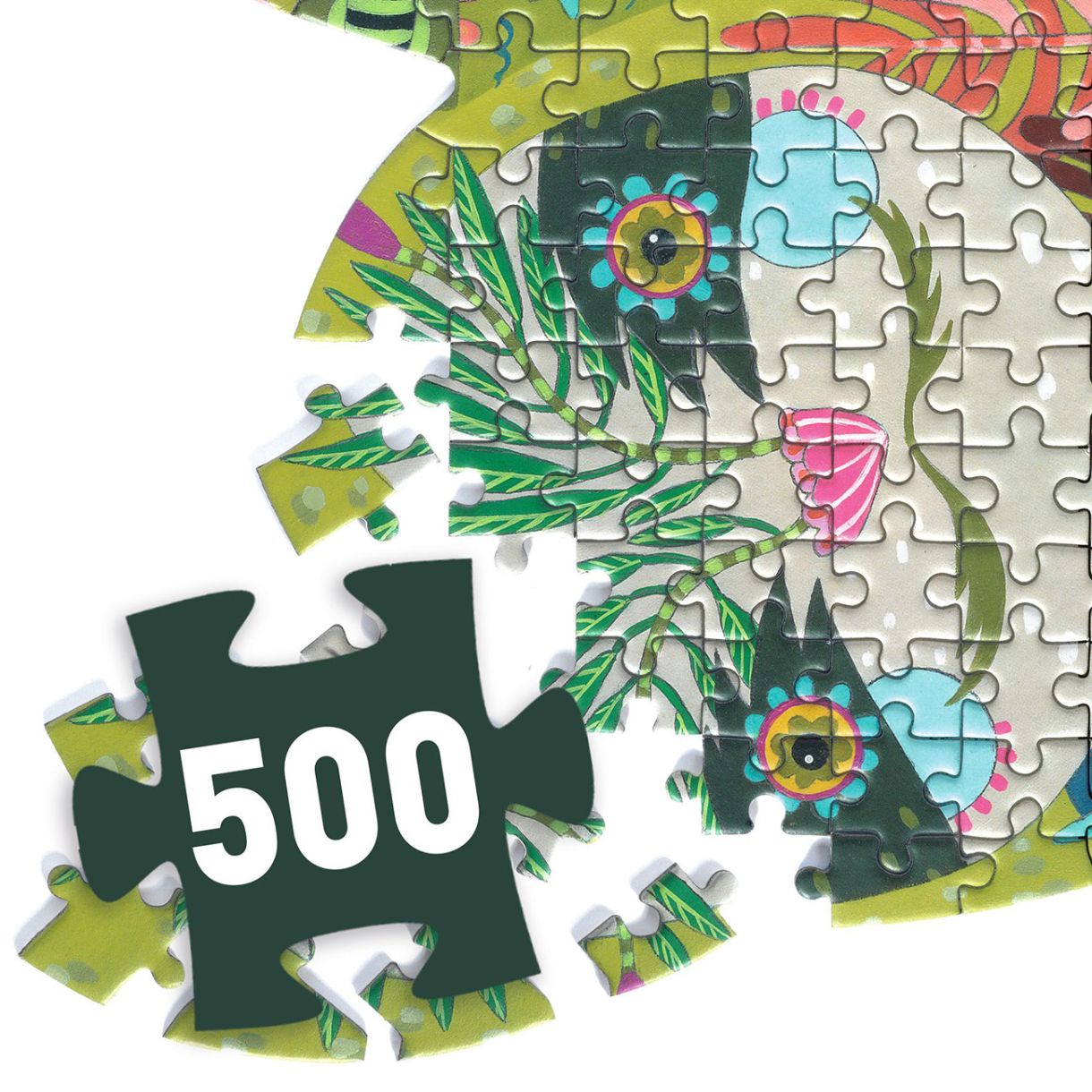 Sloth art puzzle 500 pieces