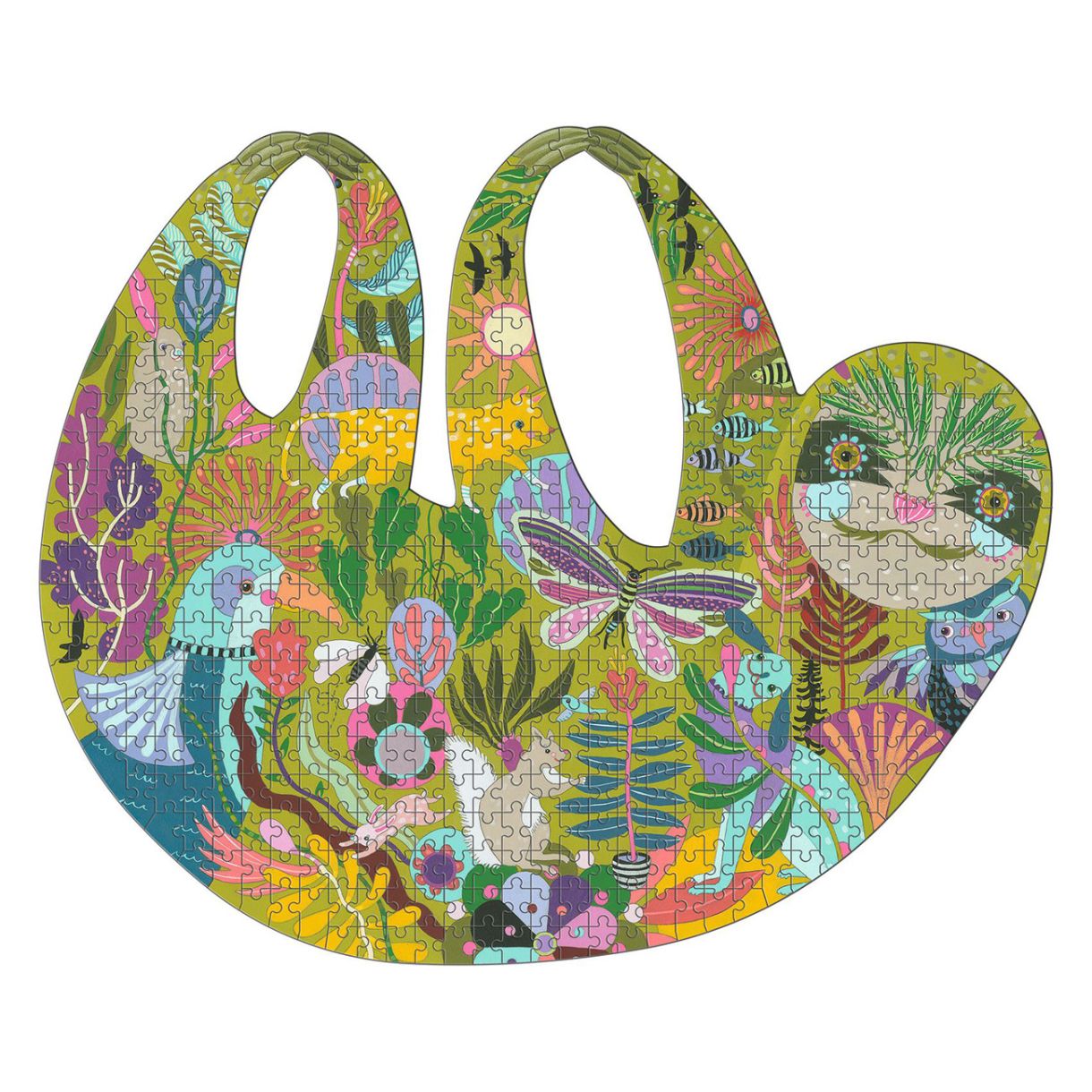 Sloth art puzzle 500 pieces