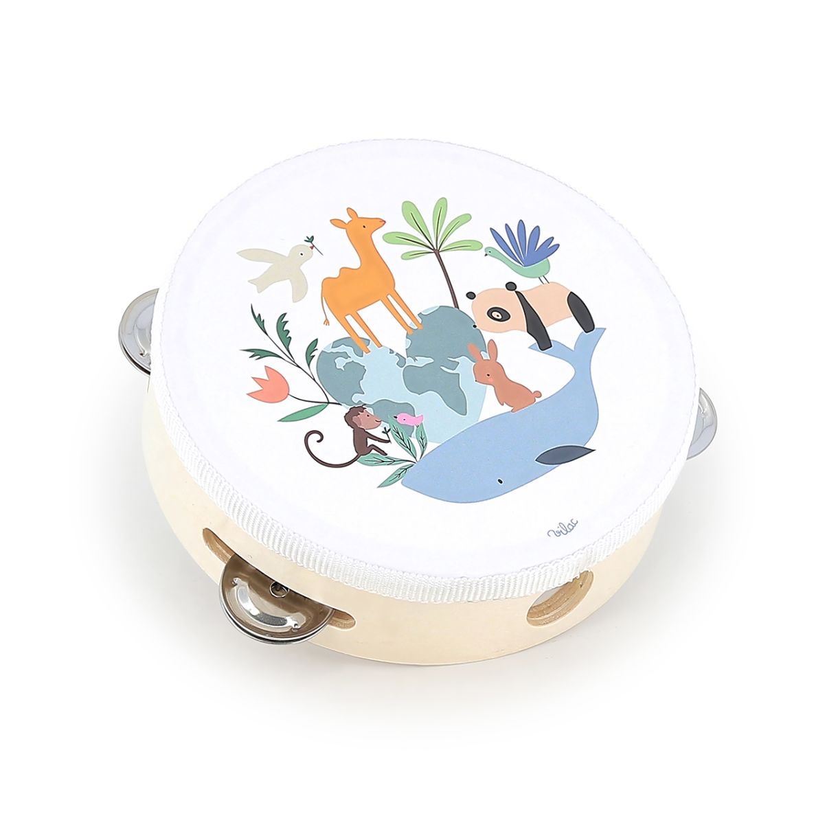 Tambourine toy designed by Sarah Betz