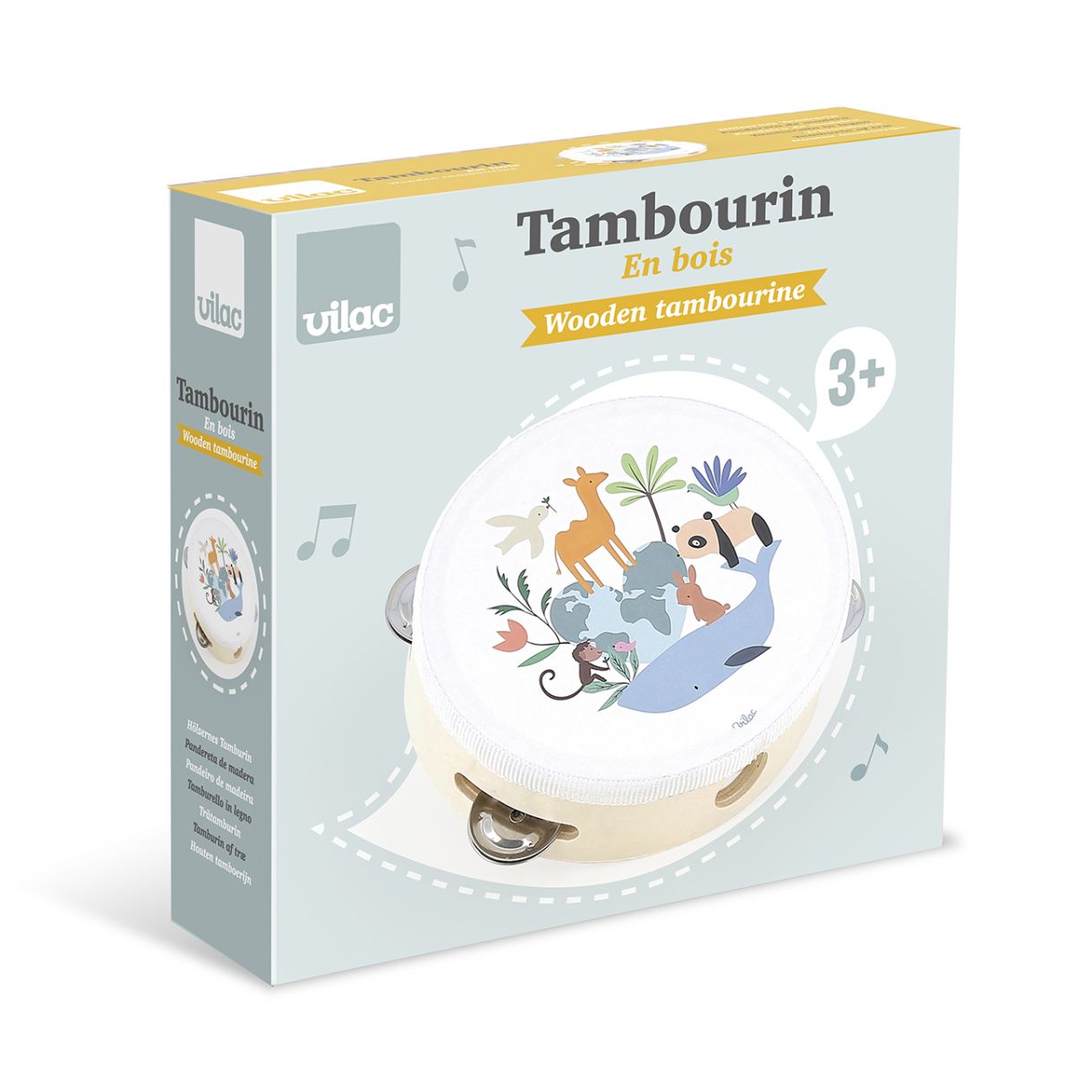 Tambourine toy designed by Sarah Betz