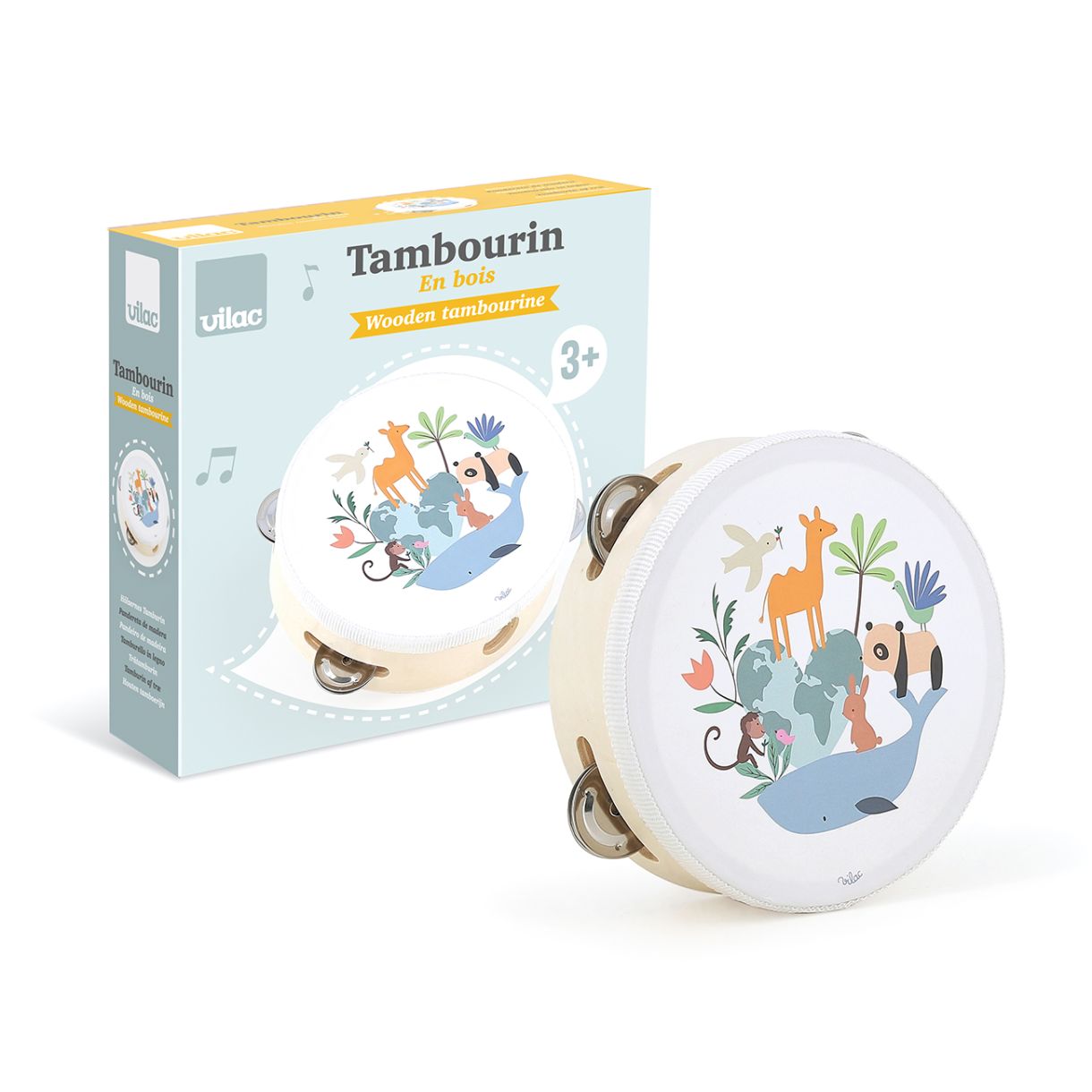 Tambourine toy designed by Sarah Betz