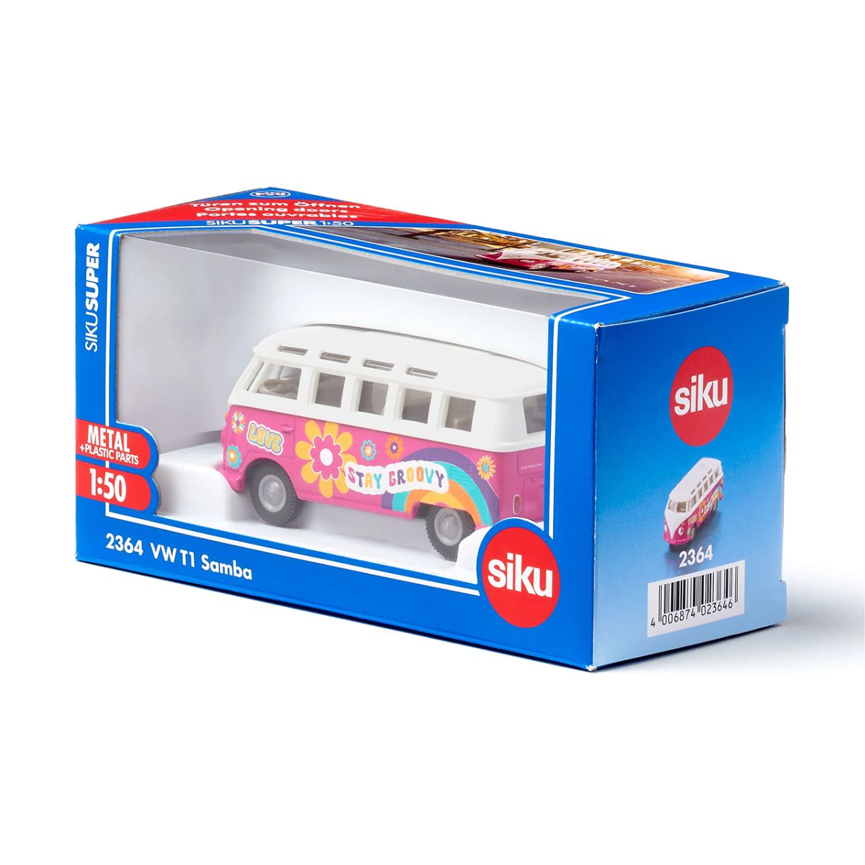 Играчка микробус VW T1 Samba в дизайн „Силата на цветята“