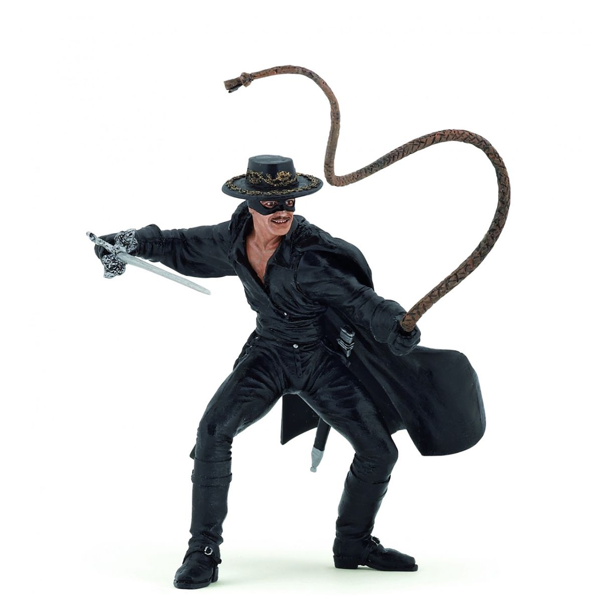 Zorro figurine with whip