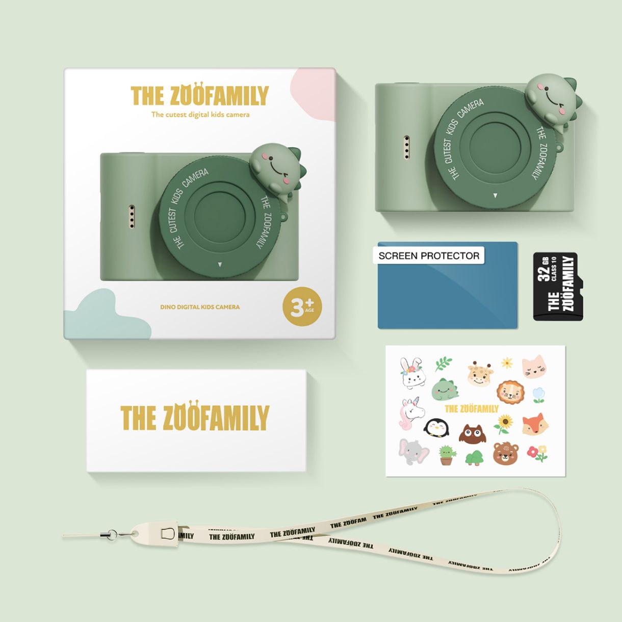 Детски фотоапарат с touchscreen Мотив динозавър