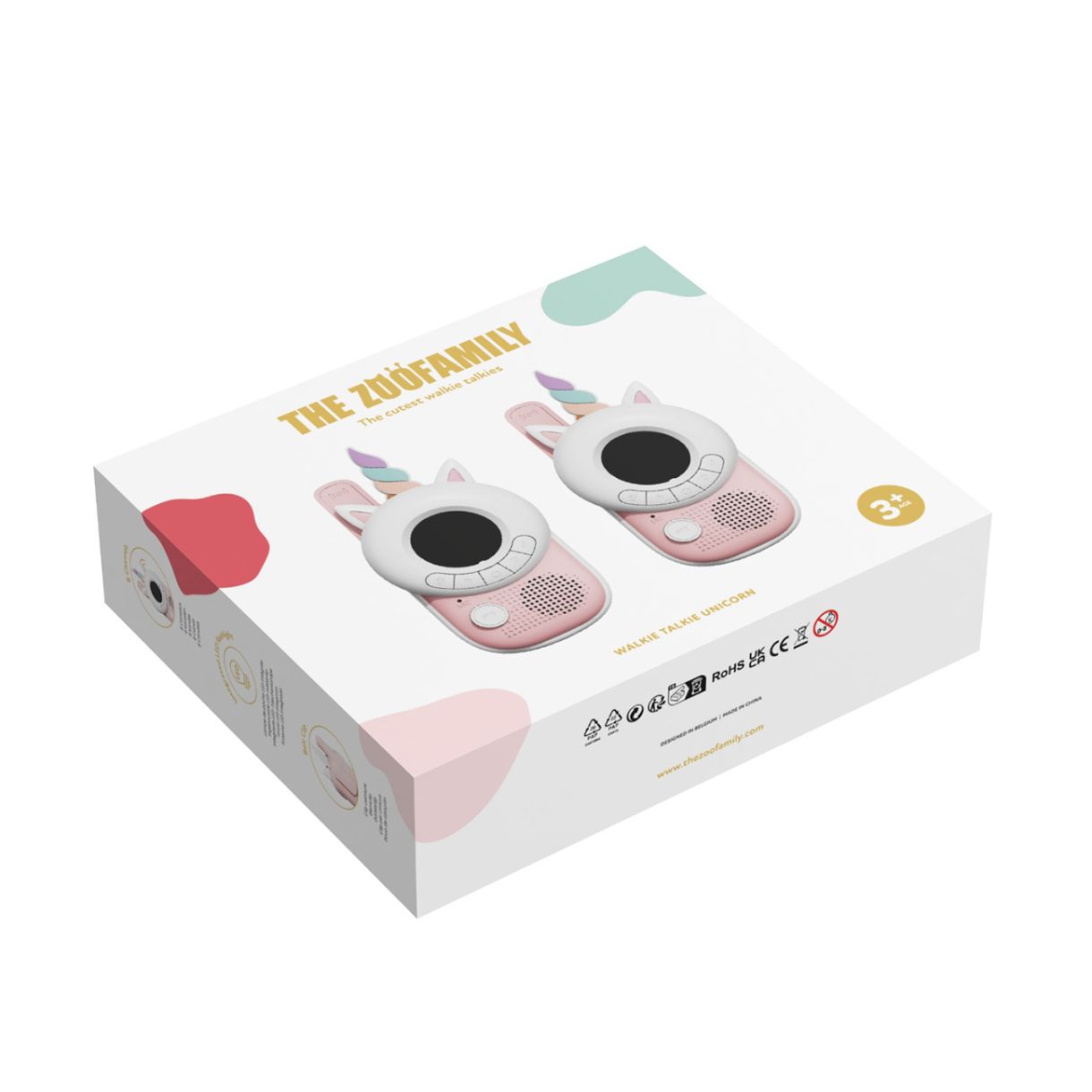 Children's walkie talkie 2PCS. Unicorn motif