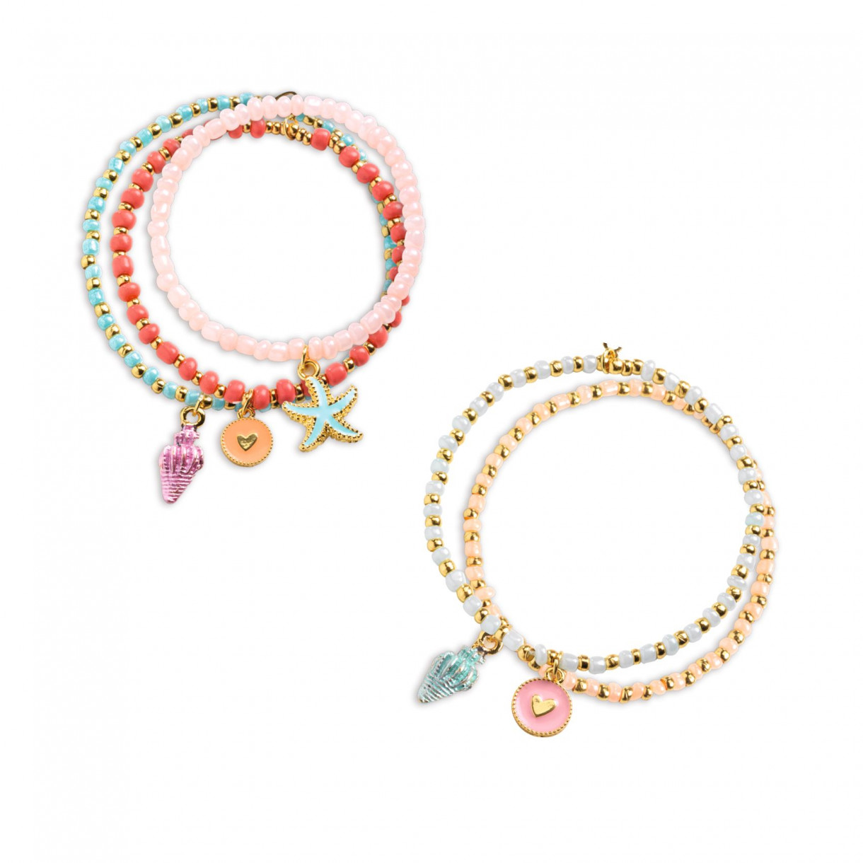 Kit made bracelets sea