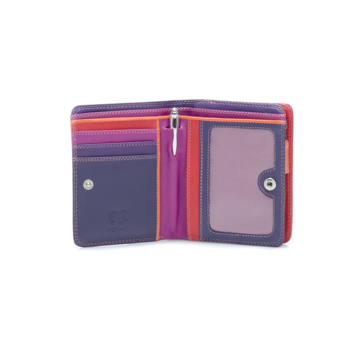 Wallet Medium Sangria color
