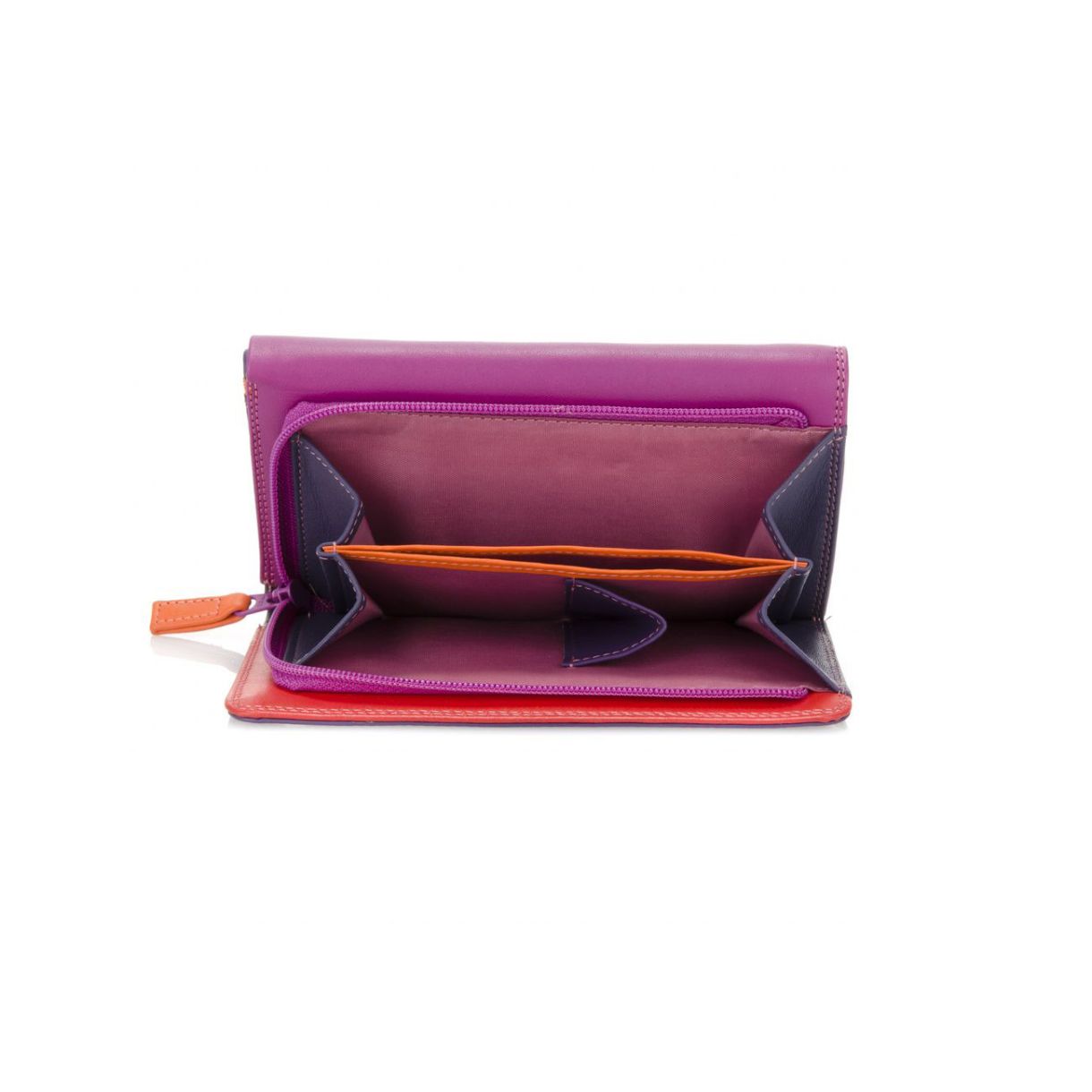 Портфейл Medium Tri Fold Цвят сангрия