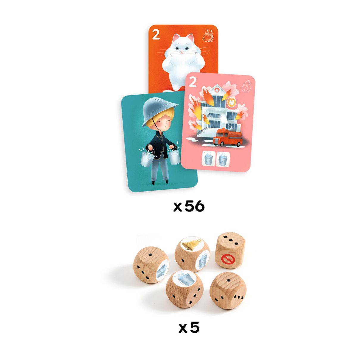 Card and dice game rescue mission