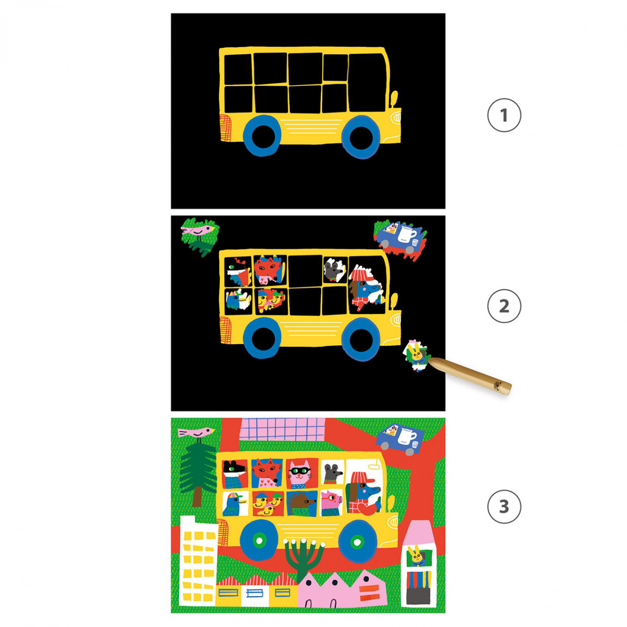 Scratch cards vehicles
