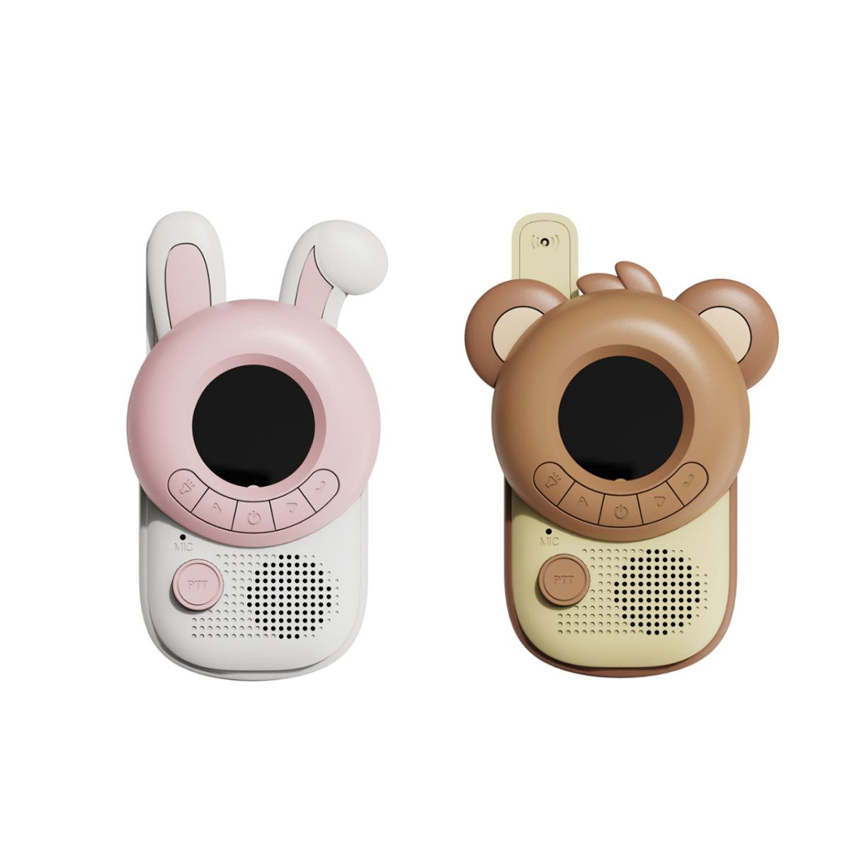 Children's walkie talkie 2 pcs. Bunny bear motif